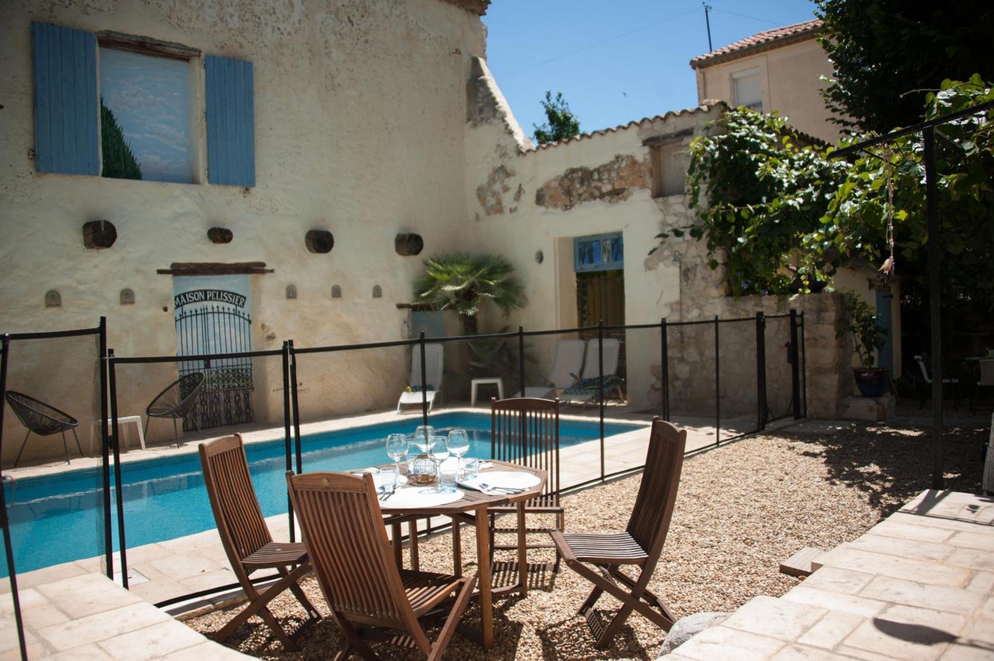 Maison Pelissier Bed And Breakfast With Sweeming Pool Cuxac-dʼAude 外观 照片