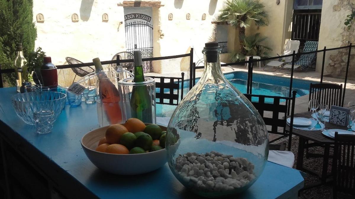 Maison Pelissier Bed And Breakfast With Sweeming Pool Cuxac-dʼAude 外观 照片